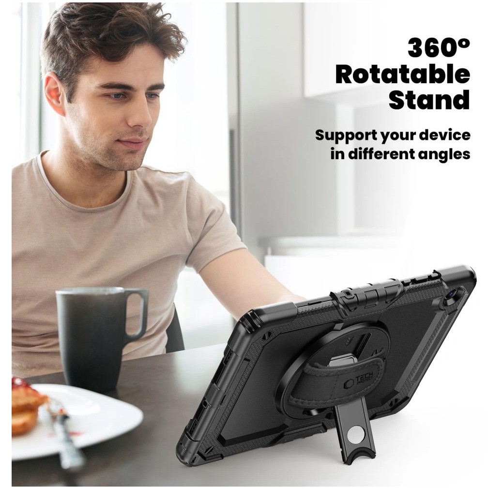 Husa de protectie tableta Tech-Protect Solid pentru Galaxy Tab A9+ / A11+ Plus 11.0 X210 / X215 / X216 / X230 / X235 / X236 Negru