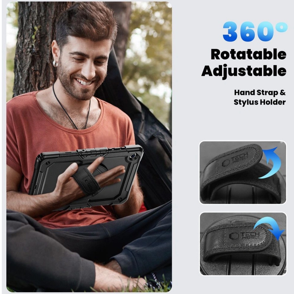 Husa de protectie tableta Tech-Protect Solid pentru Galaxy Tab A9+ / A11+ Plus 11.0 X210 / X215 / X216 / X230 / X235 / X236 Negru