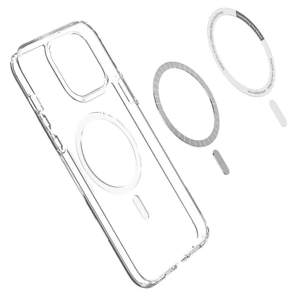Carcasa Spigen Ultra Hybrid MagSafe compatibila cu iPhone 13 Pro Max White