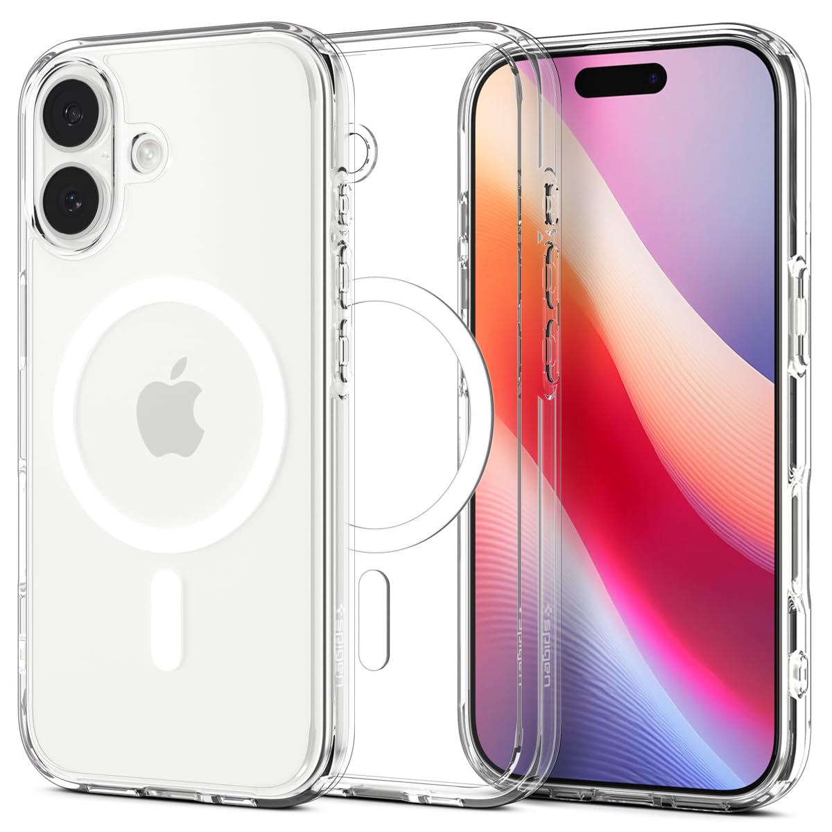 Husa pentru iPhone 17, CloudCradle, Compatibila pentru iPhone 17, compatibil cu MagSafe, anti-ingalbenire, transparent