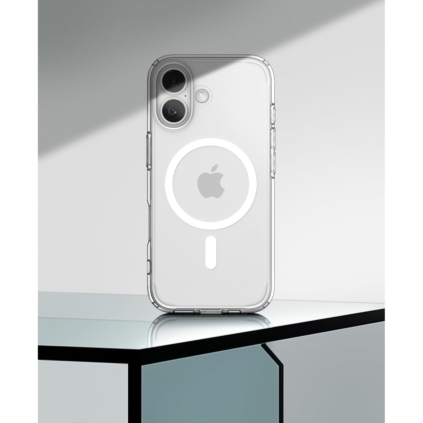 Husa pentru iPhone 17, CloudCradle, Compatibila pentru iPhone 17, compatibil cu MagSafe, anti-ingalbenire, transparent
