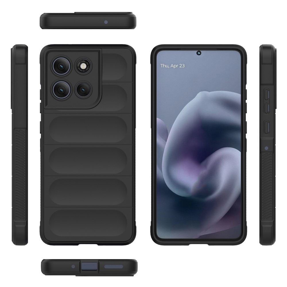 Husa antisoc pentru Motorola Moto G86 Power, Accesorio Magic Shield, Negru