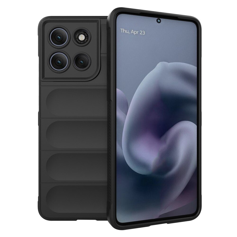 Husa antisoc pentru Motorola Moto G86 Power, Accesorio Magic Shield, Negru
