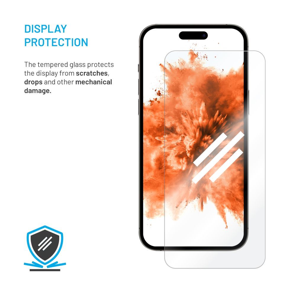 Folie protectie telefon, FIXED, Vivo X300, set 2 buc, 2,5D, transparent