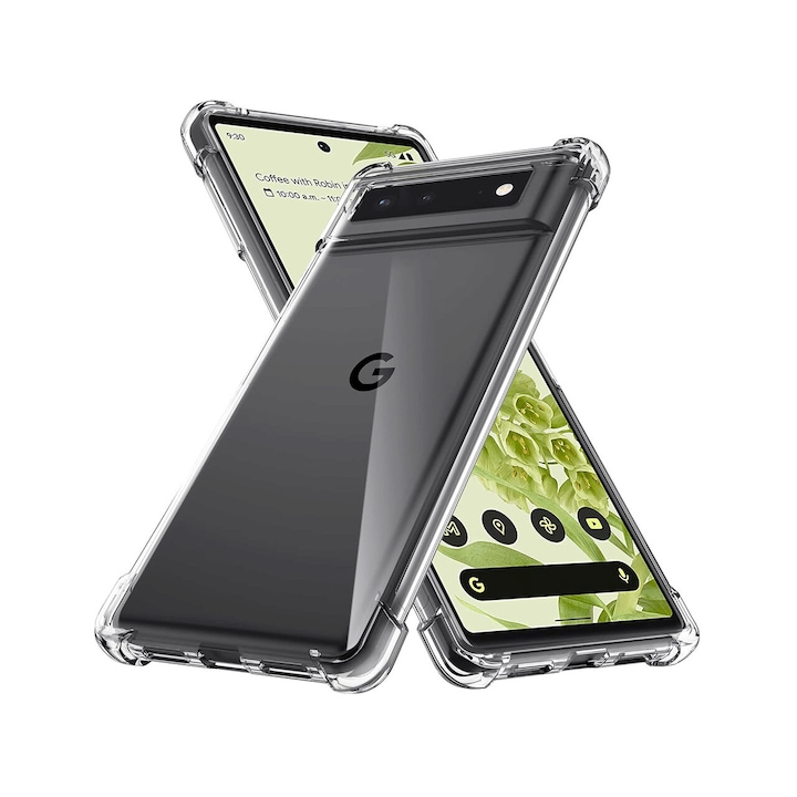 Husa pentru Google Pixel 6 Pro - Techsuit Shockproof Clear Silicone - Clear