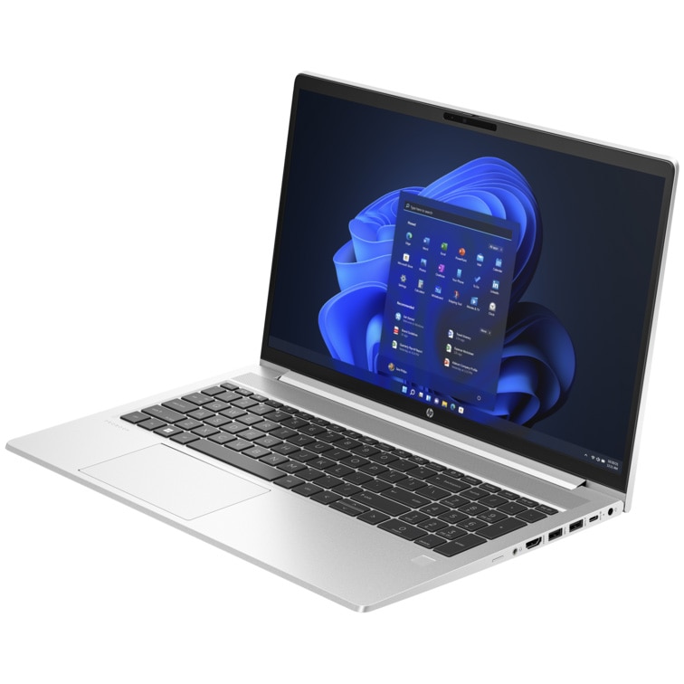 Laptop HP ProBook 455 G10 cu procesor AMD Ryzen™ 7 7730U pana la 4.5GHz, 15.6'', Full HD, IPS, 16GB DDR4 RAM, 512GB SSD, AMD Radeon™ Graphics, Windows 11 Pro, Pike silver