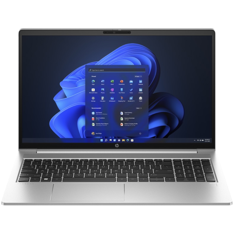 Laptop HP ProBook 455 G10 cu procesor AMD Ryzen™ 7 7730U pana la 4.5GHz, 15.6'', Full HD, IPS, 16GB DDR4 RAM, 512GB SSD, AMD Radeon™ Graphics, Windows 11 Pro, Pike silver