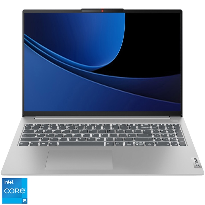 Laptop Lenovo IdeaPad Slim 5 15IRH9 cu procesor Intel® Core™ i5-13420H pana la 4.6GHz, 15.3", WUXGA, IPS, 16GB LPDDR5x, 512GB SSD, Intel® UHD Graphics, No OS, Cloud Grey