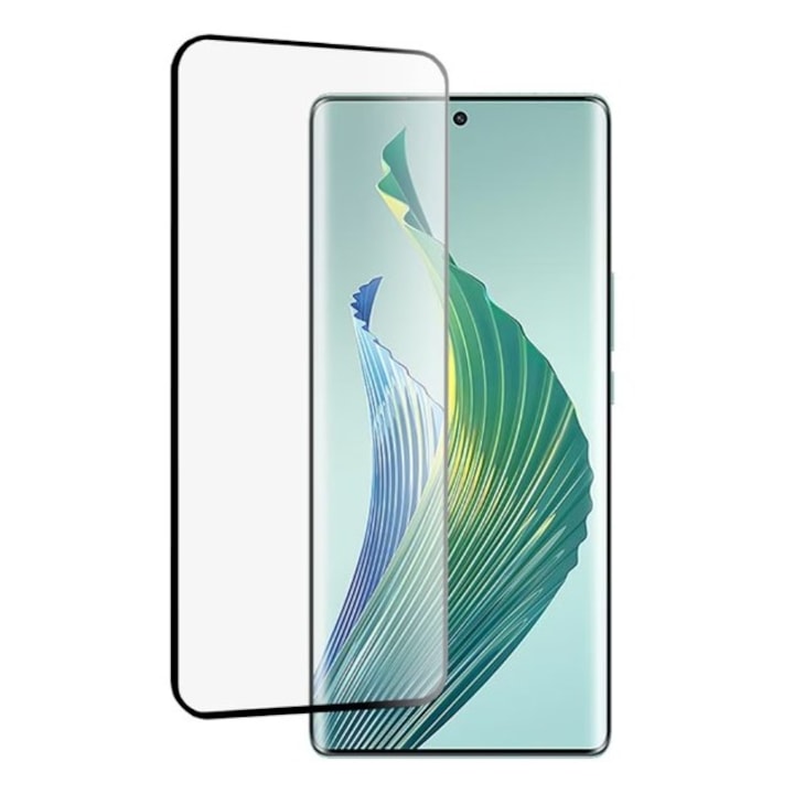 Folie Sticla Securizata Leski compatibil cu Huawei Nova 11i 4G, Full Glue Negru