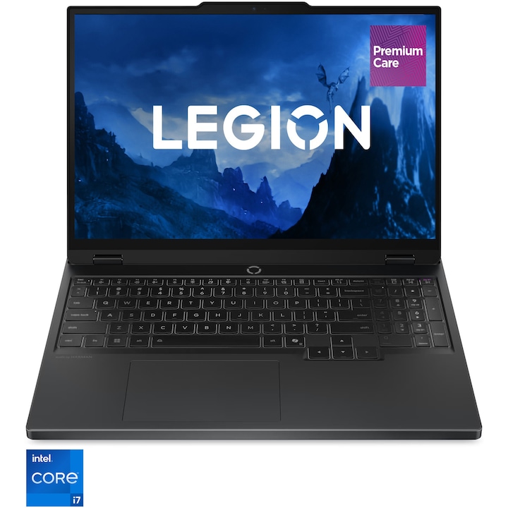Laptop Gaming Lenovo Legion 5 15IRX10 cu procesor Intel® Core i7-13650HX pana la 4.9GHz, 15.3" WUXGA, IPS, 165Hz, 16GB DDR5, 1TB SSD, NVIDIA® GeForce RTX™ 5050 8GB GDDR7, NO OS, Eclipse Black, 3y on-site Premium Care