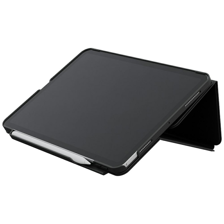 Etui de protectie UNIQ Rovus Snapmount cu functie de suport, rotire 360°, magnet, pentru iPad Air 13" M2/M3 (2024/2025), negru