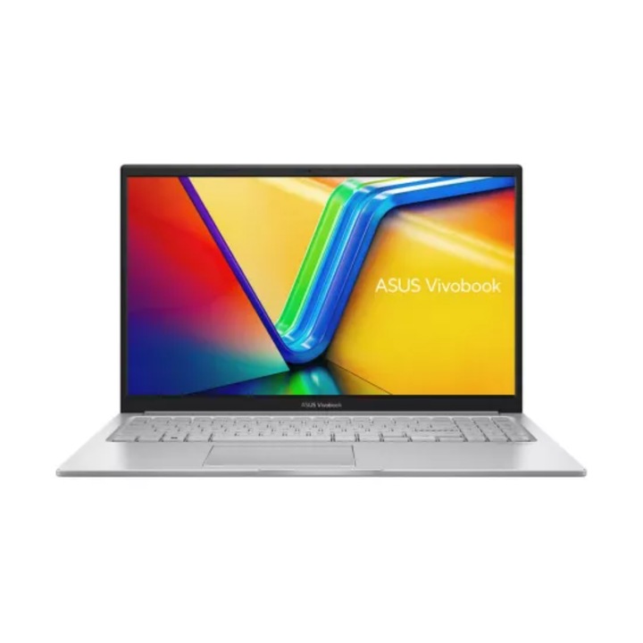 Laptop ASUS Vivobook F1504VA Procesor Intel Core i3-1315U 10M Cache, up to 4.50 GHz 15.6" FHD, 8GB, 512GB SSD, Intel UHD Graphics, Argintiu