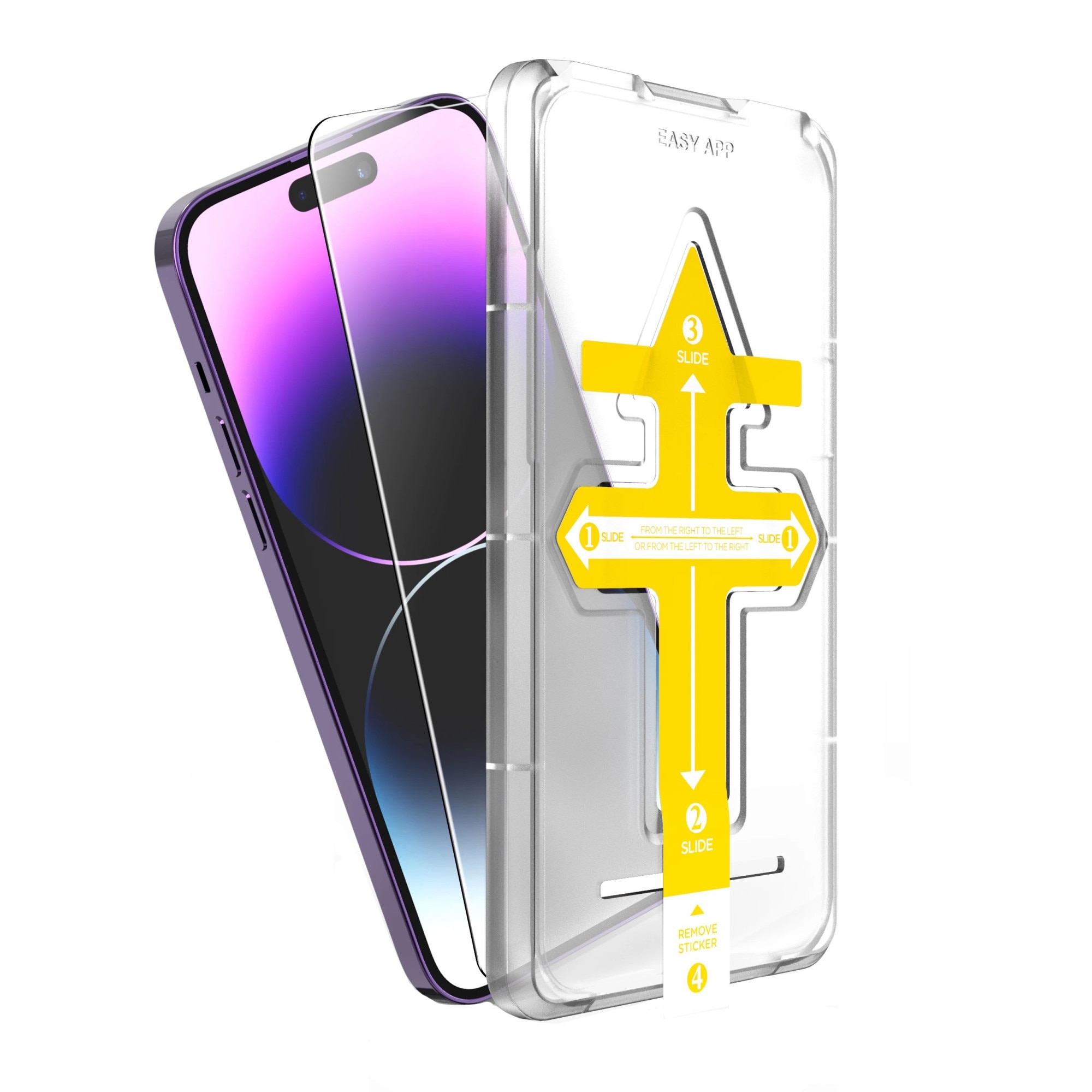 Folie de Protectie din Sticla Temperata premium pentru Iphone 13 MINI, Screen Angels, instalare rapida si usoara cu kitul de instalare Easy App patentat, protectie ecran telefon, potrivire perfecta