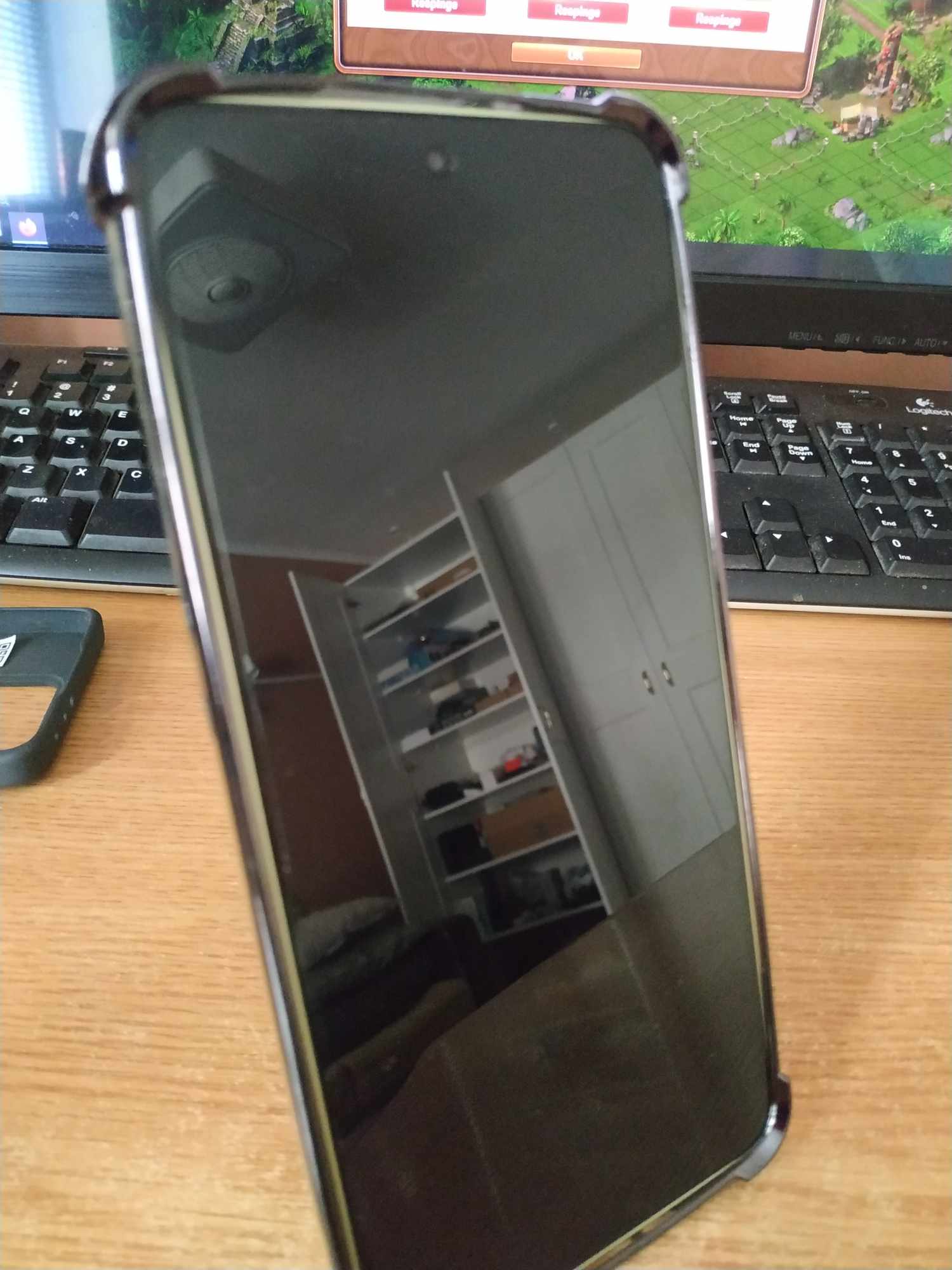 Husa compatibila cu Xiaomi 14T Pro, carcasa transparenta rezistenta la socuri cu suport inel magnetic. Husa pentru Xiaomi 14T Pro din silicon moale/TPU-Kaki