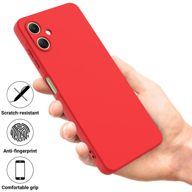 Husa Soft Touch, slim, ALC Mobile, anti soc, compatibila cu Samsung Galaxy A07, Rosu Tpu
