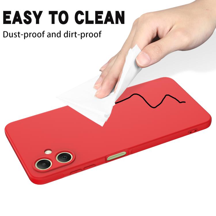 Husa Soft Touch, slim, ALC Mobile, anti soc, compatibila cu Samsung Galaxy A07, Rosu Tpu