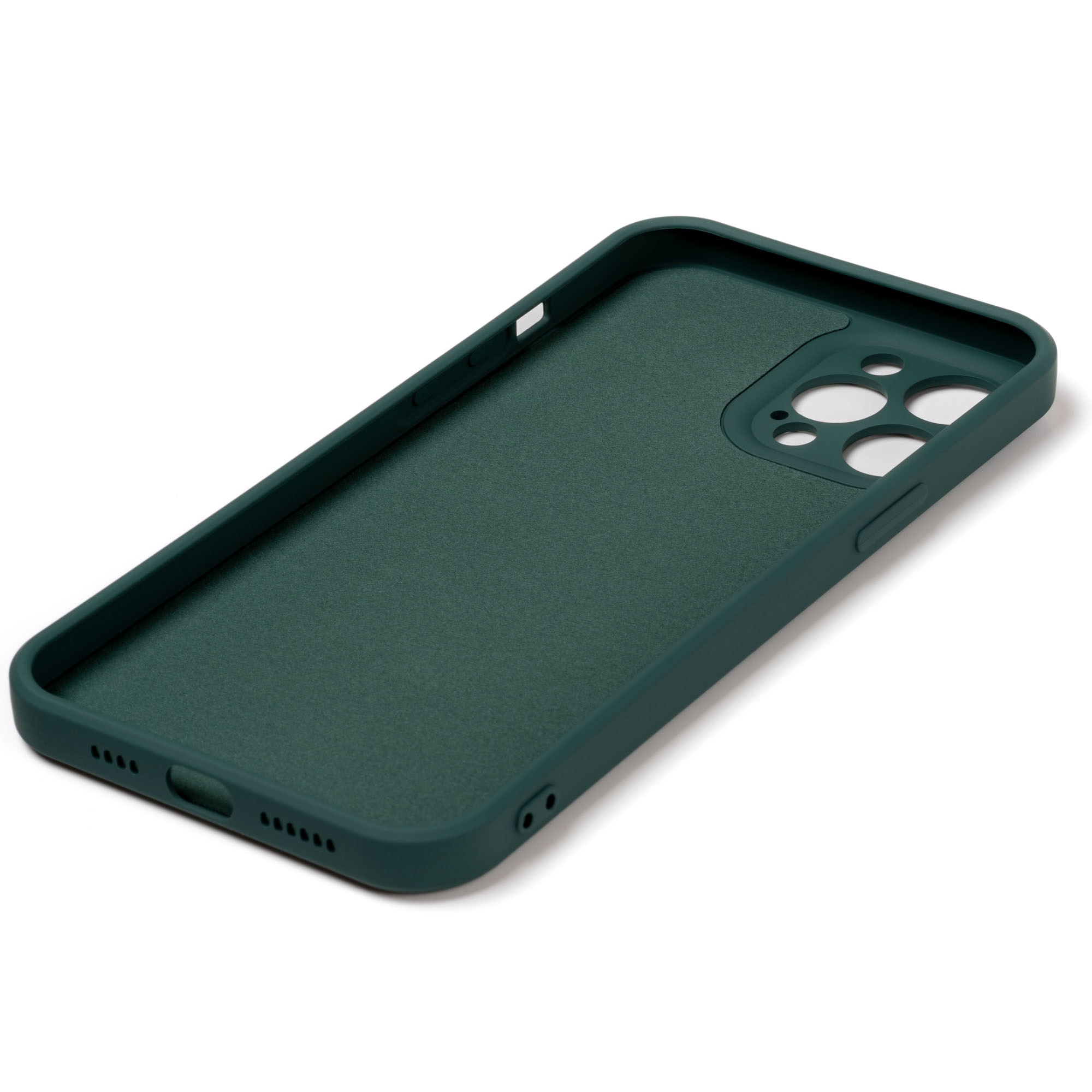 Husa pentru iPhone 12 Pro Max ZAFIT®, cu incarcare Magsafe, Silicon, Verde