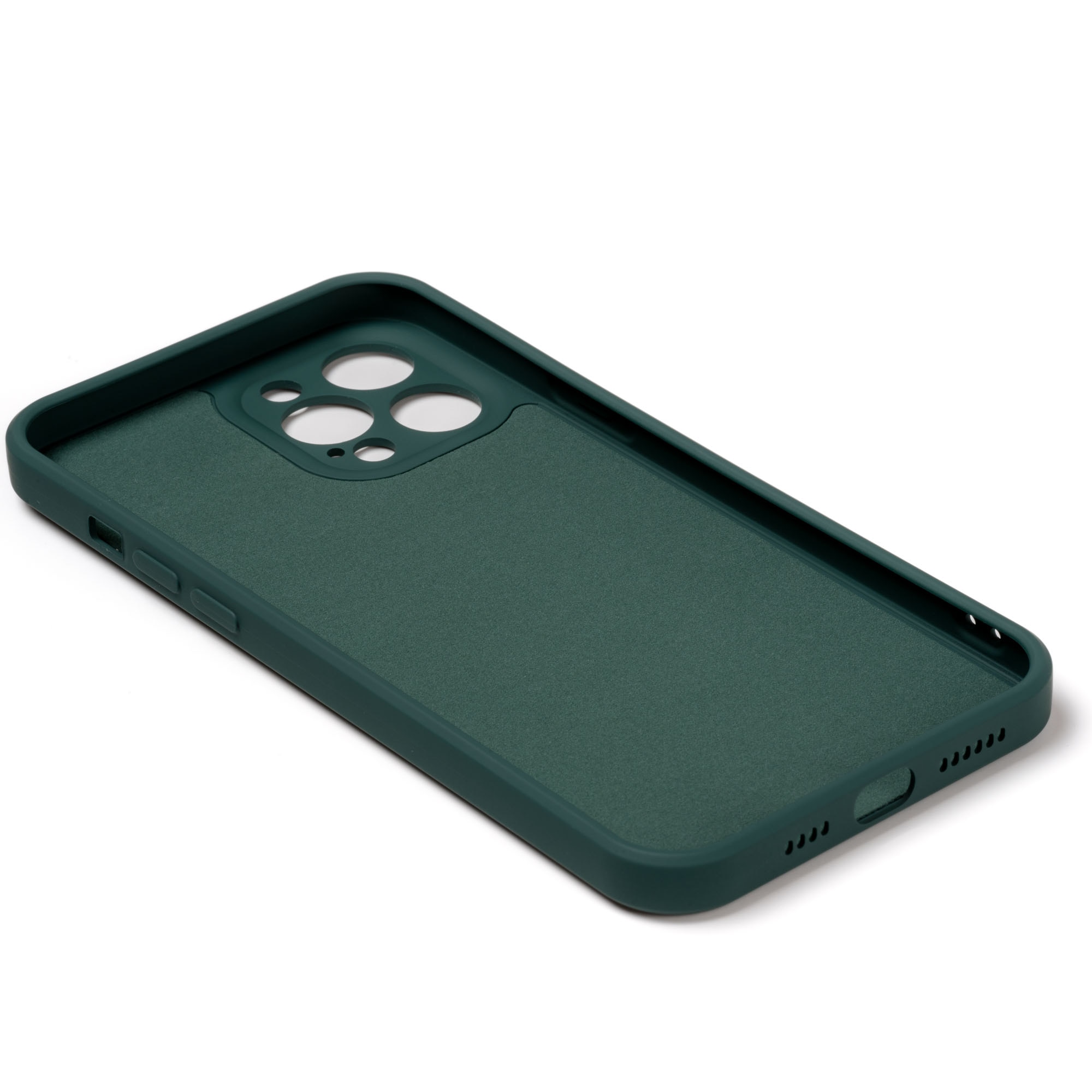 Husa pentru iPhone 12 Pro Max ZAFIT®, cu incarcare Magsafe, Silicon, Verde