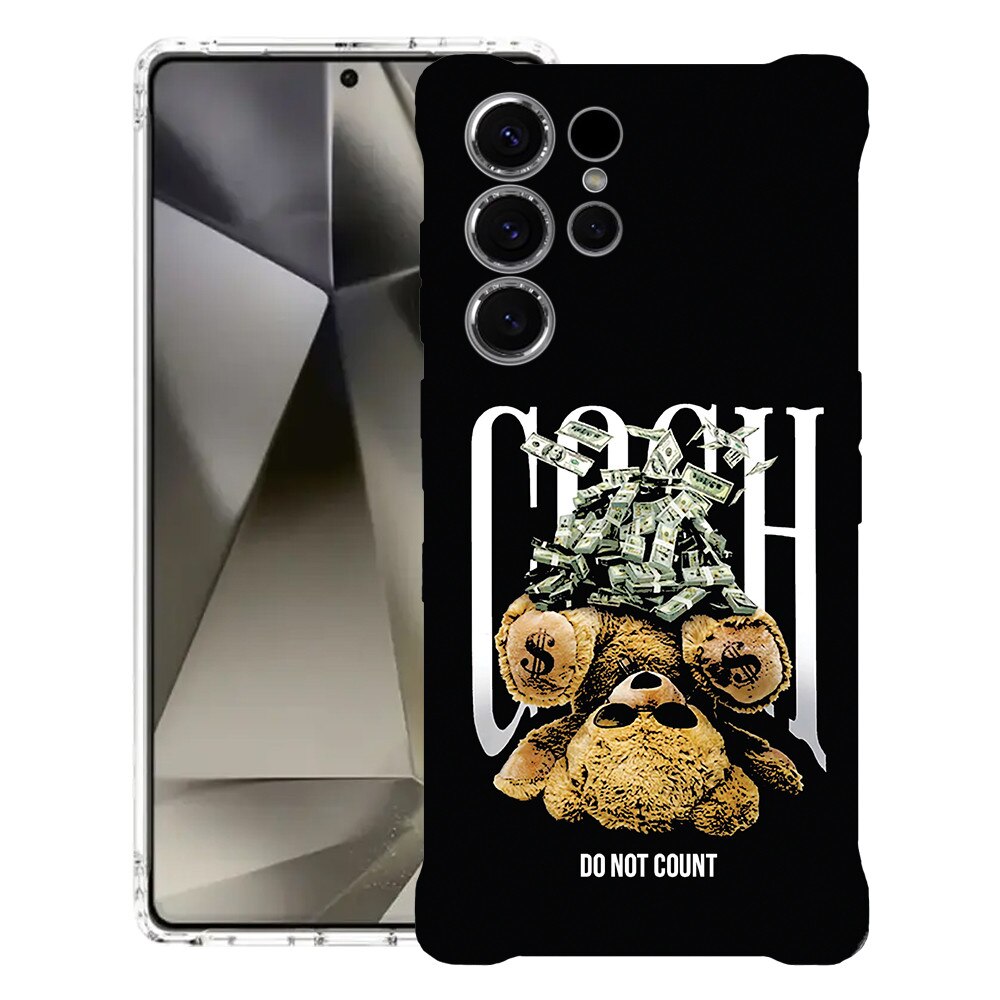 BestCase® Husa Anti Shock 1.5mm Compatibila cu Samsung Galaxy S26 Ultra, Teddy Bear Money, Reinforced 4 Corners, 3128363 AS 1460