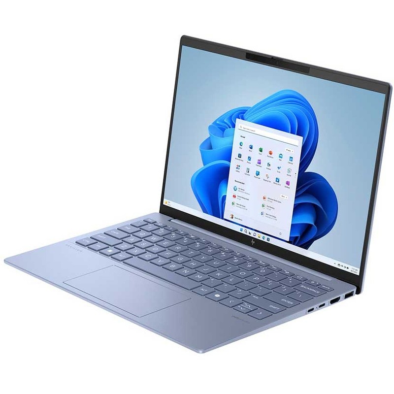 Laptop HP Pavilion Aero Laptop 13-bg0036nn cu procesor AMD Ryzen™ 7 8840U pana la 5.1GHz, 13.3'', WQXGA, IPS, 16GB LPDDR5x RAM, 1TB SSD, AMD Radeon™ Graphics, Windows 11 Home, Sky blue
