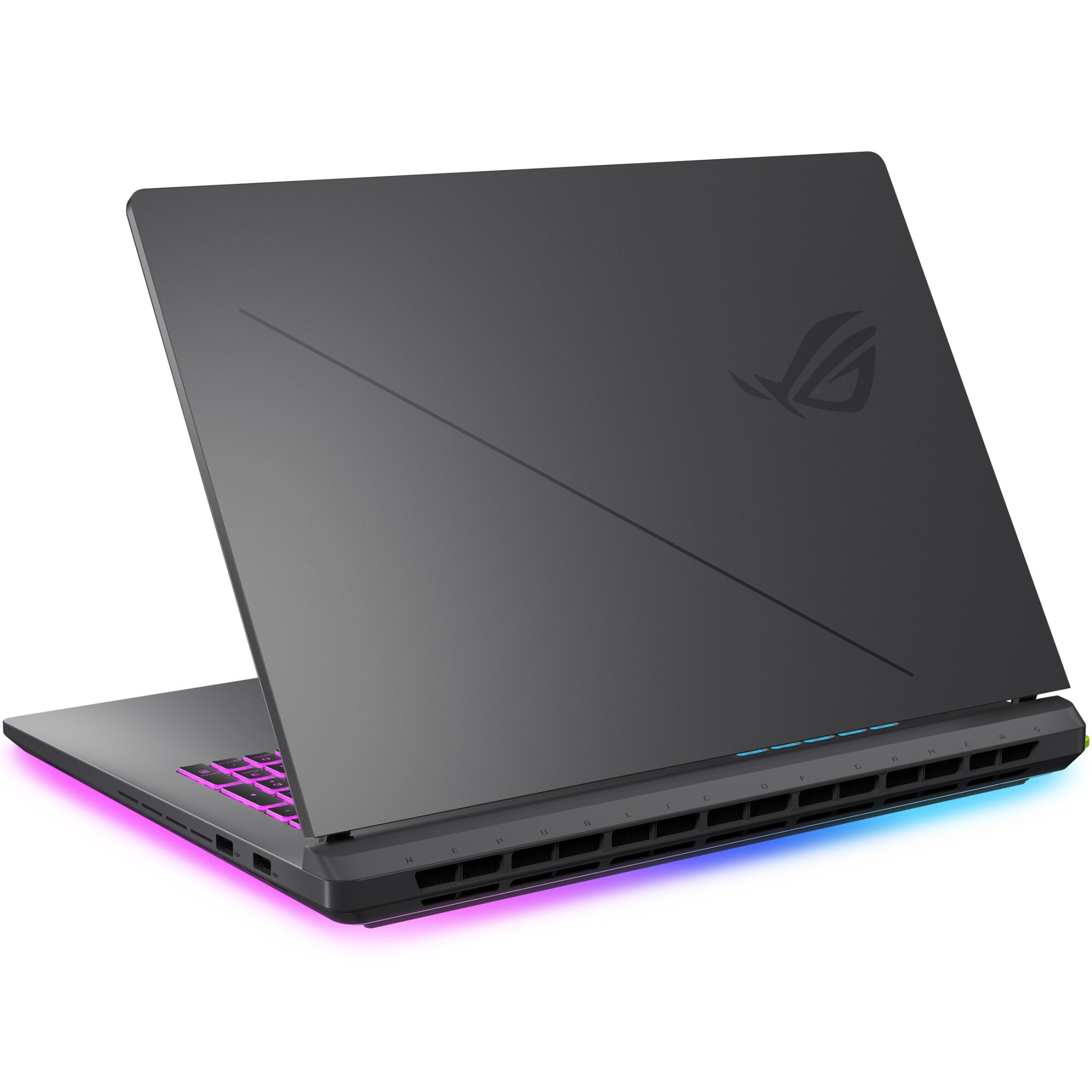 Laptop Gaming ASUS ROG Strix G18 G815LR cu procesor Intel® Core™ Ultra 7 255HX pana la 5.2GHz, 18", 2.5K WQXGA, IPS, 240Hz, G-Sync, 32GB DDR5, 1TB SSD, GeForce RTX™ 5070 Ti 12GB GDDR7, No OS, Eclipse Gray