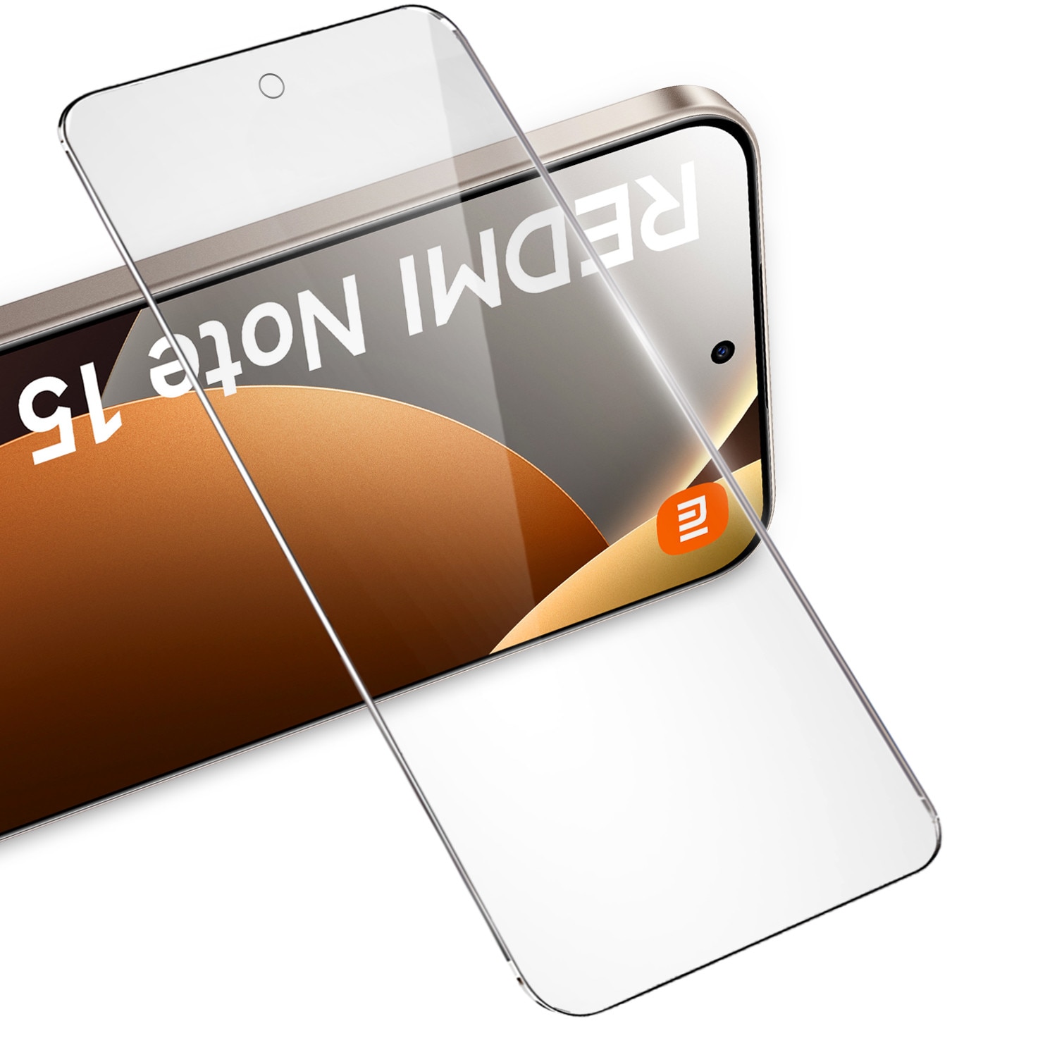 Set 2x Folii de Protectie ERBORD 9H Hard Glass pentru Xiaomi Redmi Note 15 Pro 5G, transparent, usor de montat