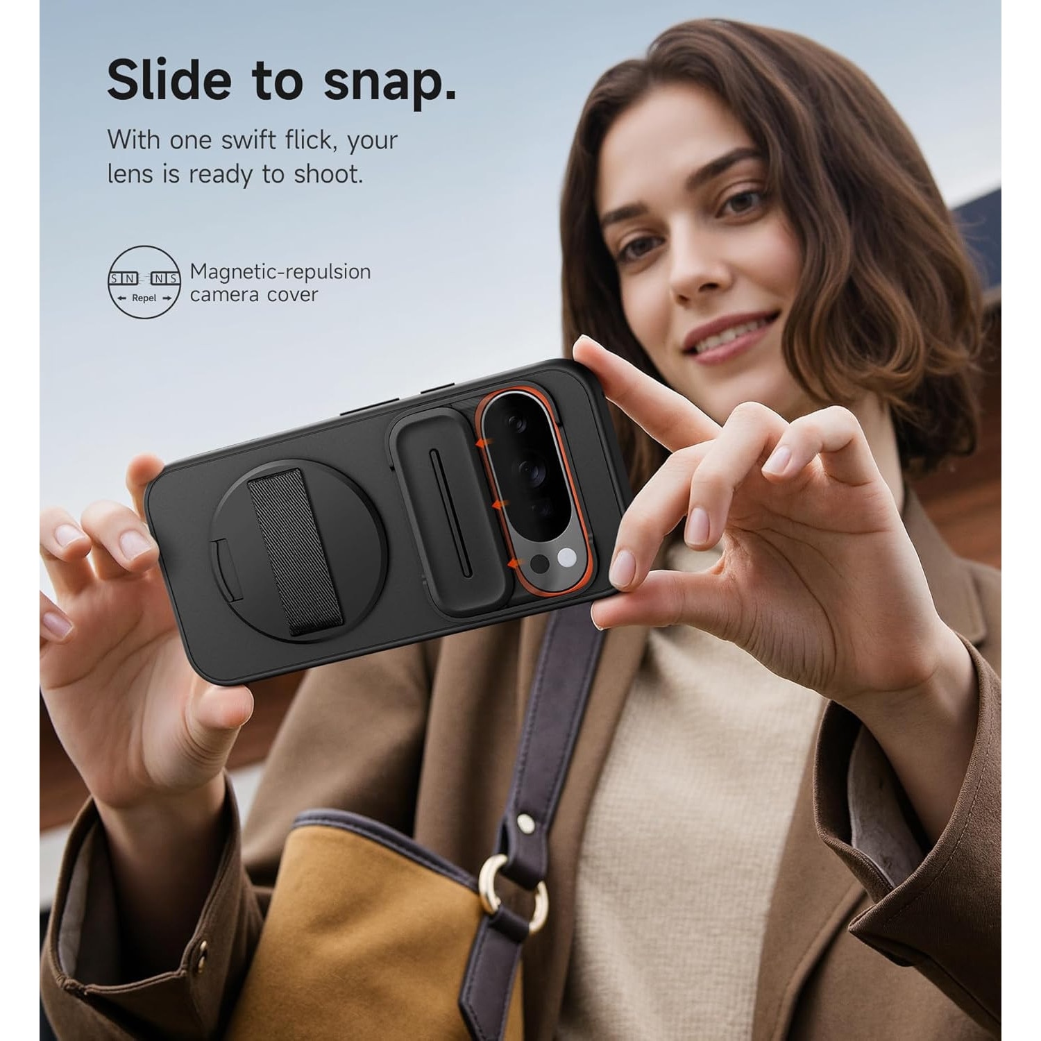 Husa pentru Google Pixel 10 / 10 Pro, Suritch, negru