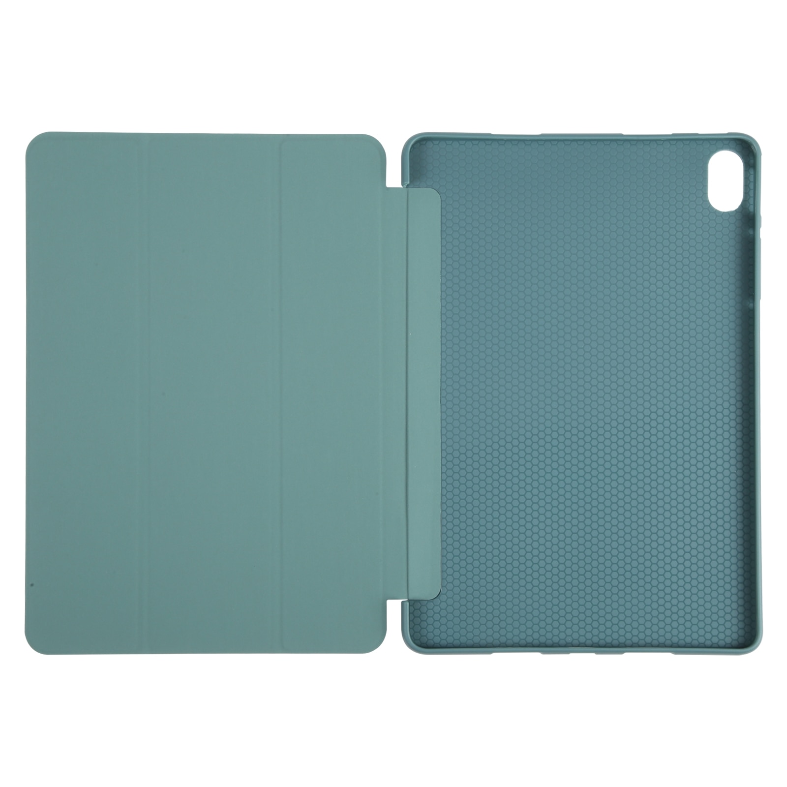 Husa tableta pentru Huawei MatePad Air 11.5 GEBEI, piele, tip carte cu suport, margini anti-soc, pliere inteligenta, acces complet la porturi, verde inchis