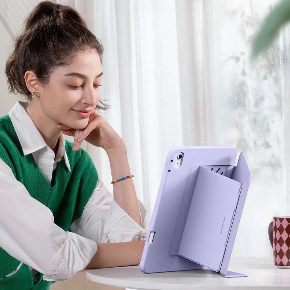 Husa ESR Flip Hybrid compatibila cu iPad Air 6 13 inch 2024/2025 Purple