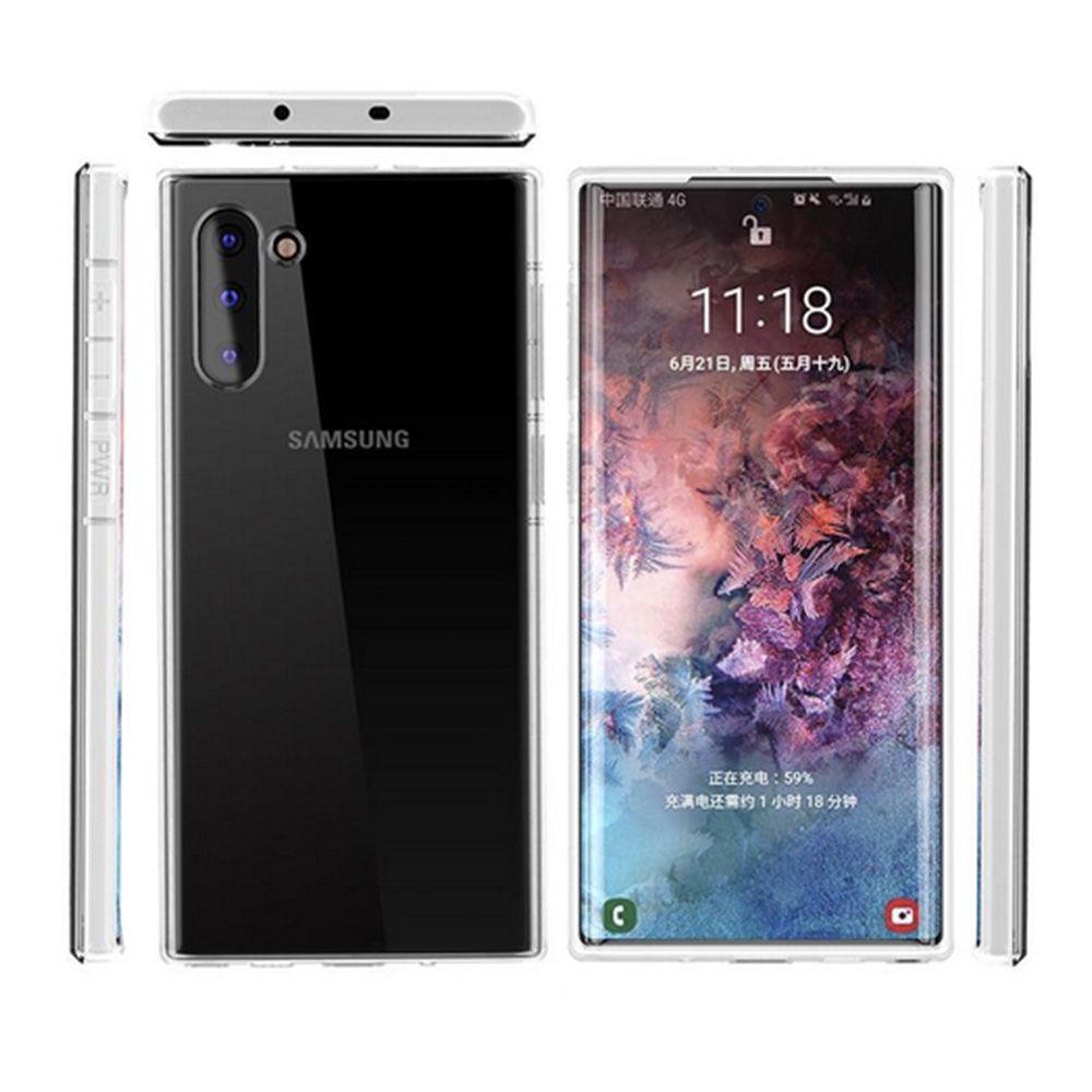 Husa silicon ultra slim compatibila Samsung Galaxy Note 10 Plus PROTECT Transparent