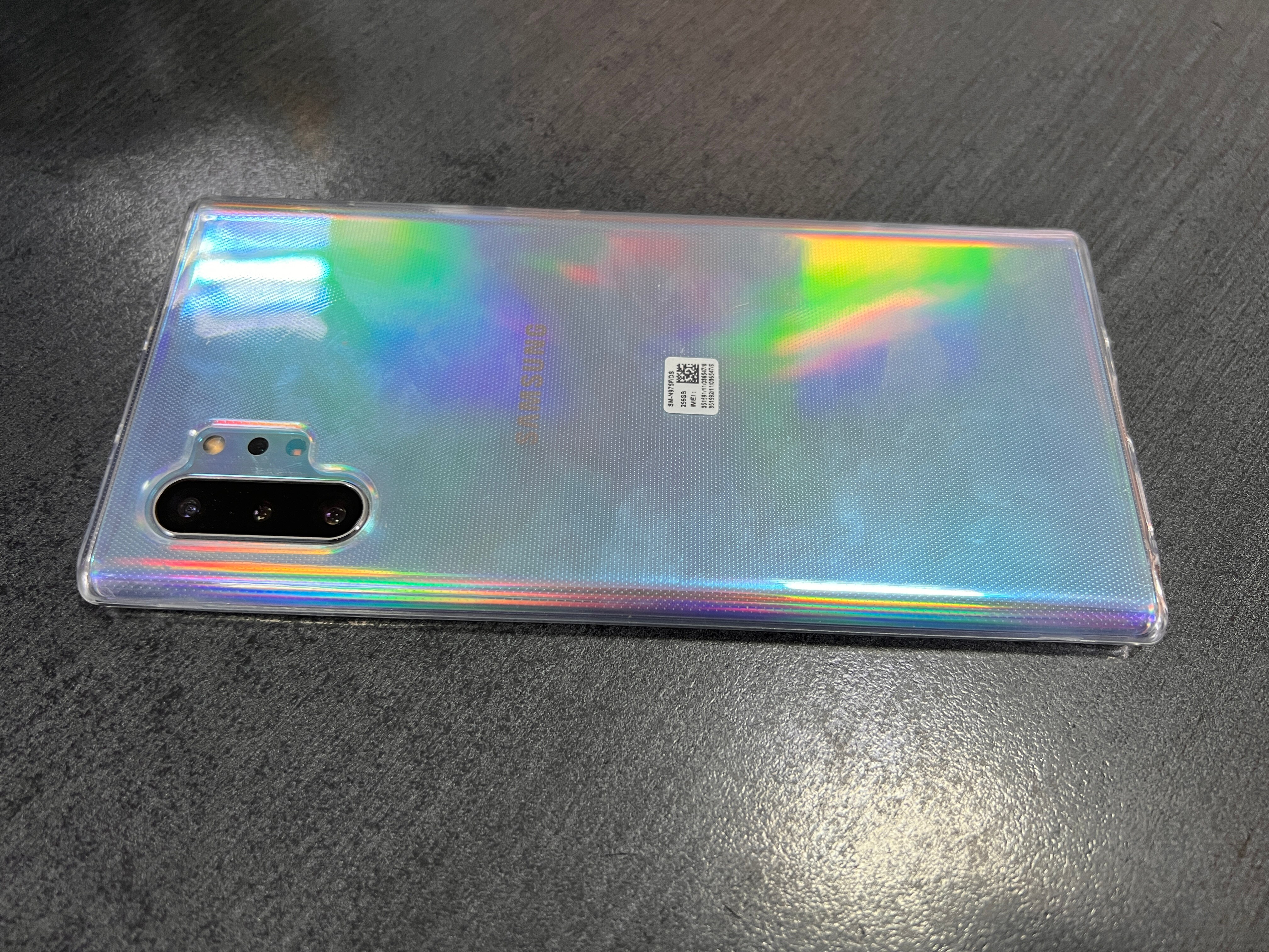 Husa silicon ultra slim compatibila Samsung Galaxy Note 10 Plus PROTECT Transparent