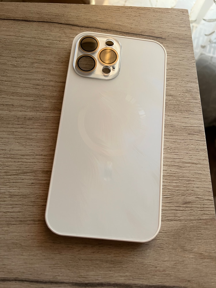 Husa de Protectie Pentru iPhone 13 ProMax MagSafe, model Turcoaz, lucios cu efect 3D tip Pana, design elegant si protectie completa inclusiv Lentile impotriva socurilor si zgarieturilor