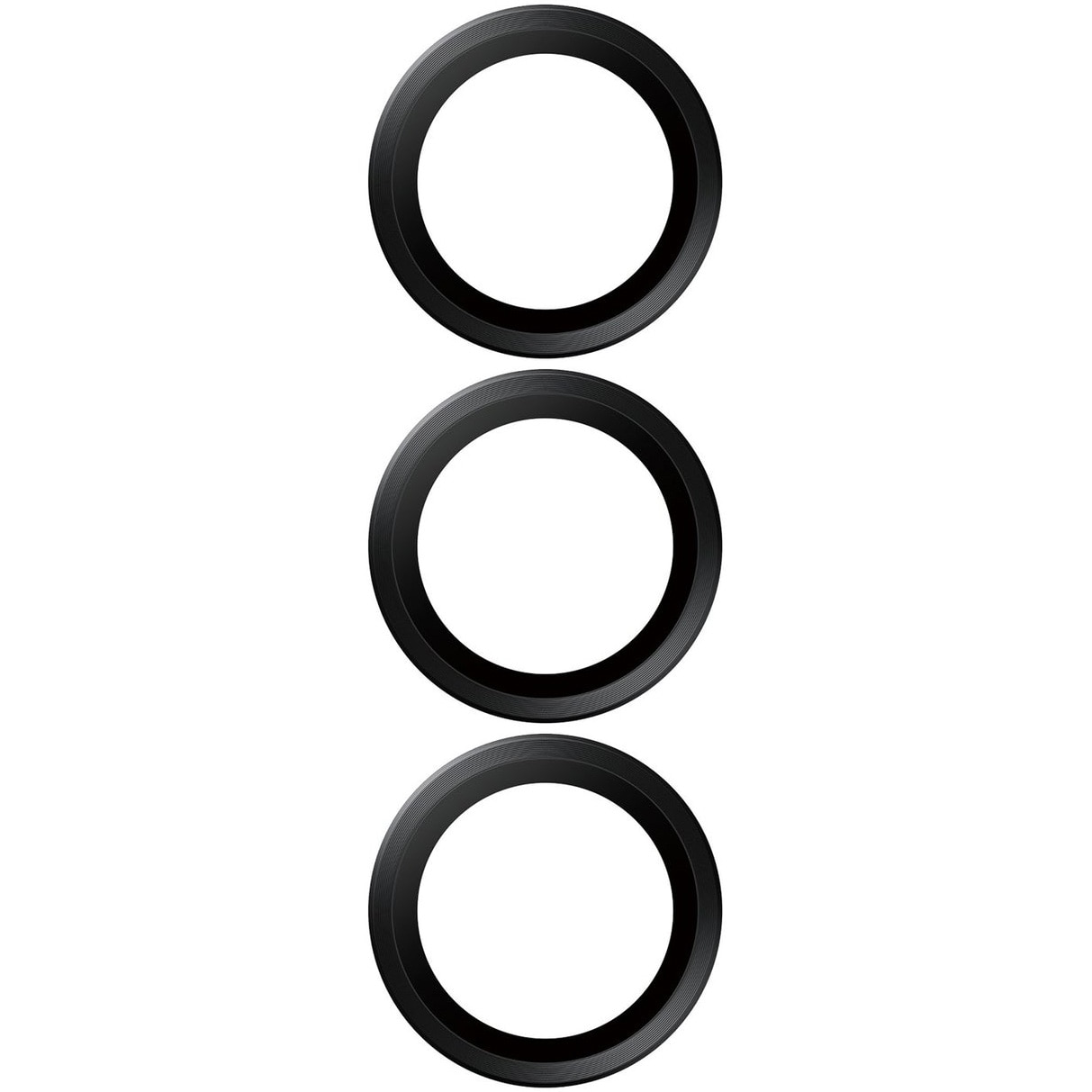 Folie de protectie sticla camera PanzerGlass Hoops pentru Samsung Galaxy S25, Negru