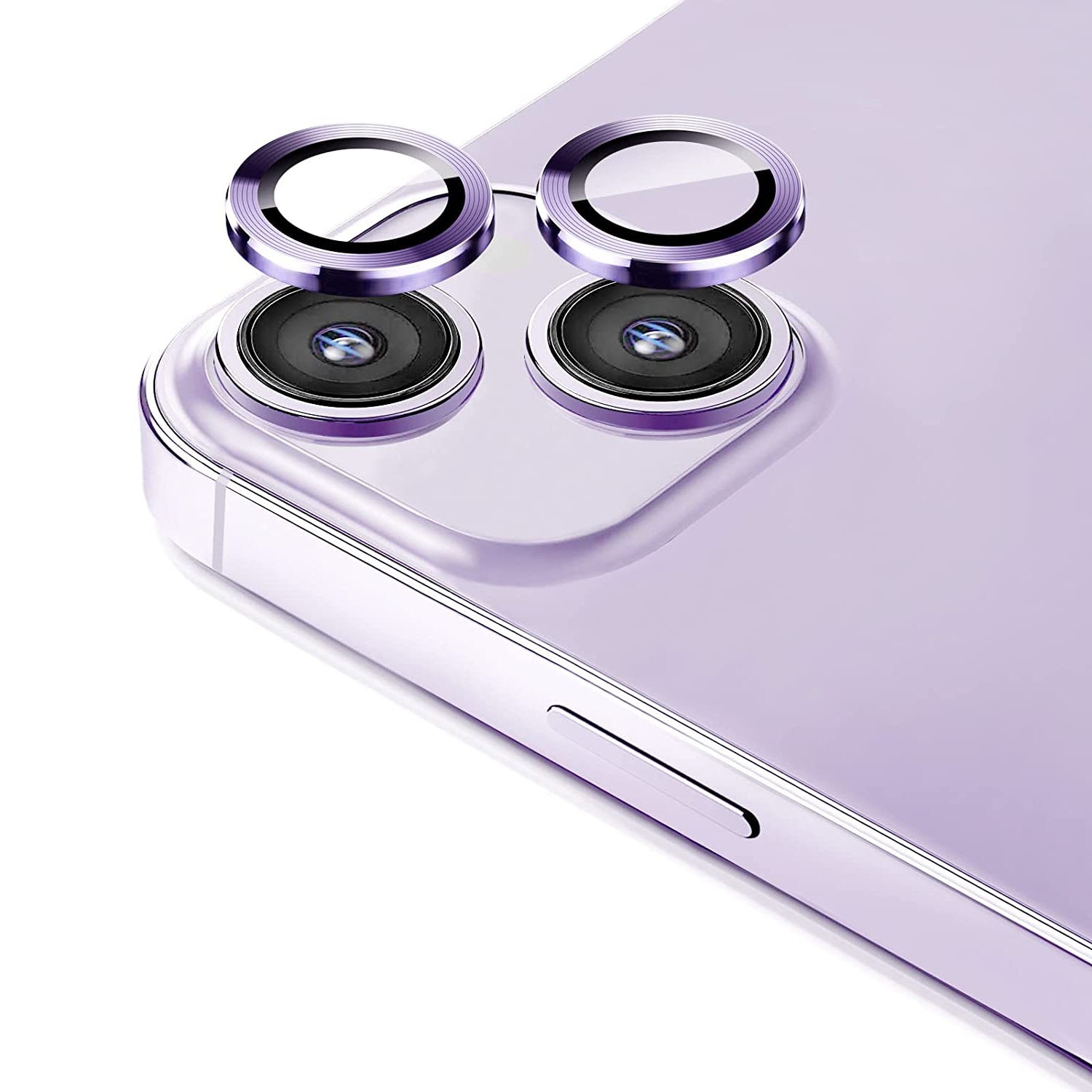 Folie Camera Daden din sticla pentru iPhone 14, Full Cover, Protectie Profesionala, Ultra Rezistenta, Calitate Premium, Mov