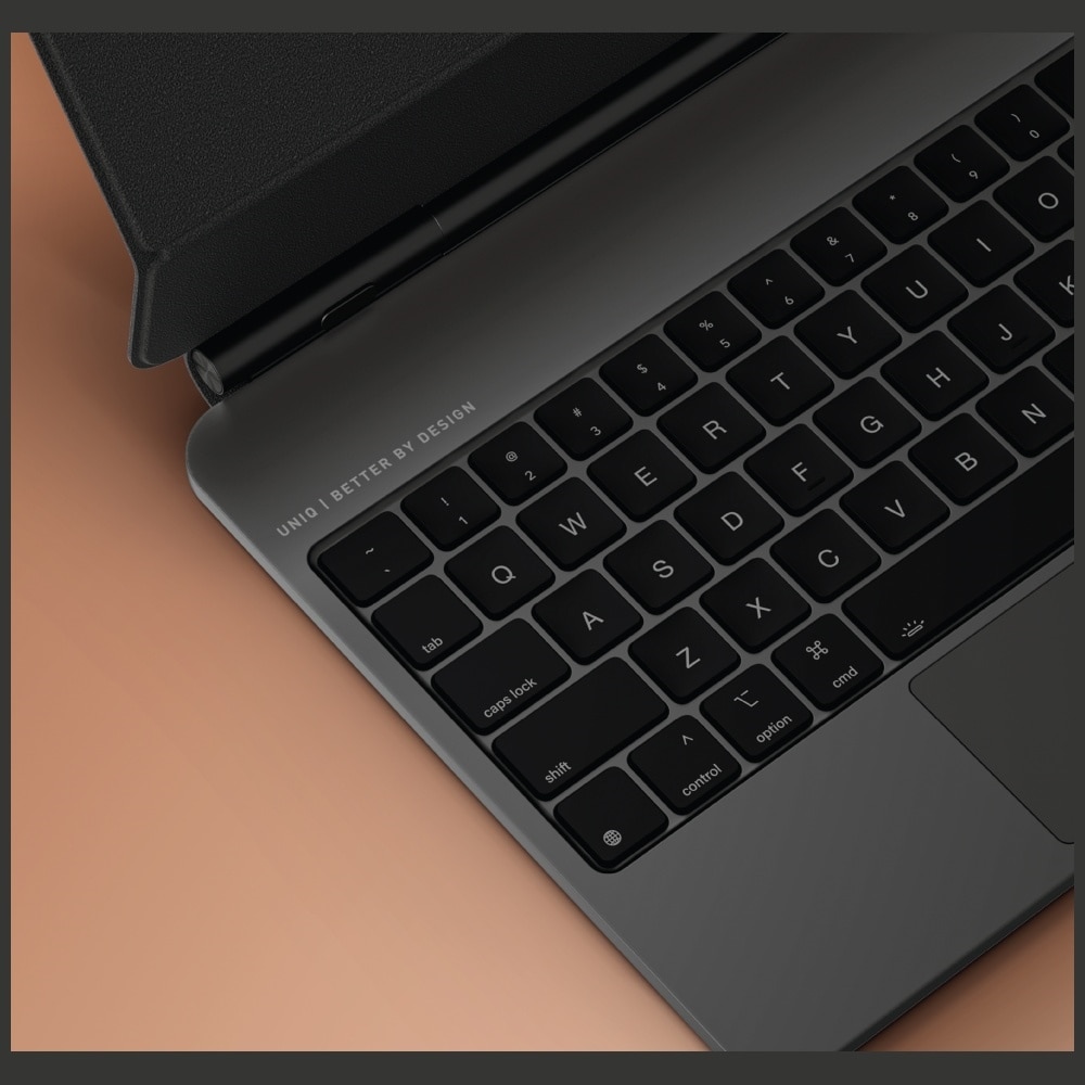 Husa Venno Pro Magnetic Smart cu tastatura pentru iPad Pro 11", caramel, 249x193x16mm