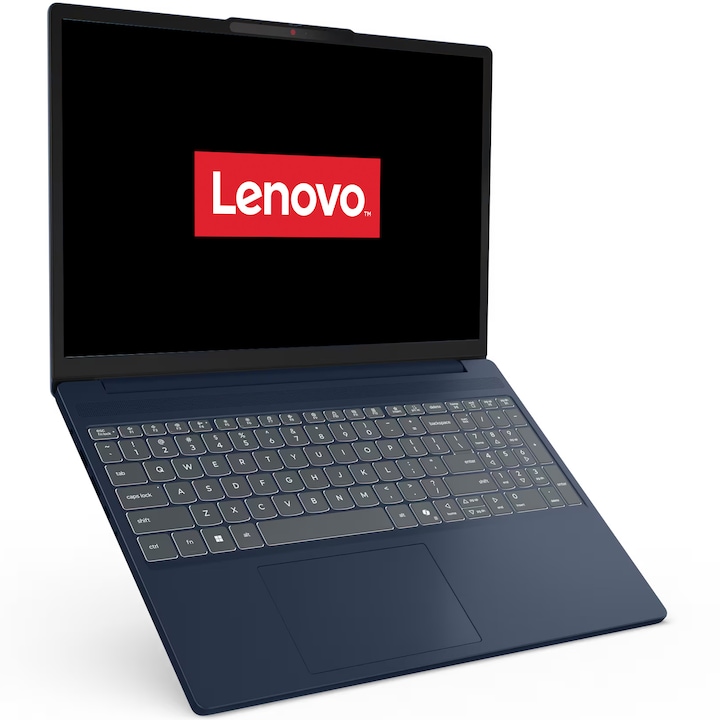 Laptop Lenovo IdeaPad Slim 3 15AHP10 cu procesor AMD Ryzen™ 7 8840HS pana la 5.1GHz, 15.3" WUXGA, IPS, 24GB SSD RAM, 1TB SSD, AMD Radeon™ 780M Graphics, No OS, Cosmic Blue