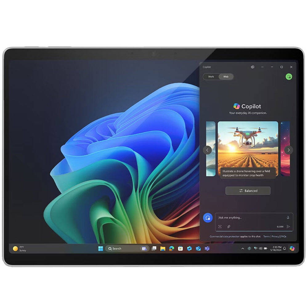Laptop Microsoft Surface Pro 11 cu procesor Qualcomm® Snapdragon® X Plus pana la 3.4GHz, 13'', 2.8K, 16GB DDR5 RAM, 512GB SSD, Qualcomm® Adreno™ GPU, Windows 11 Home, Black