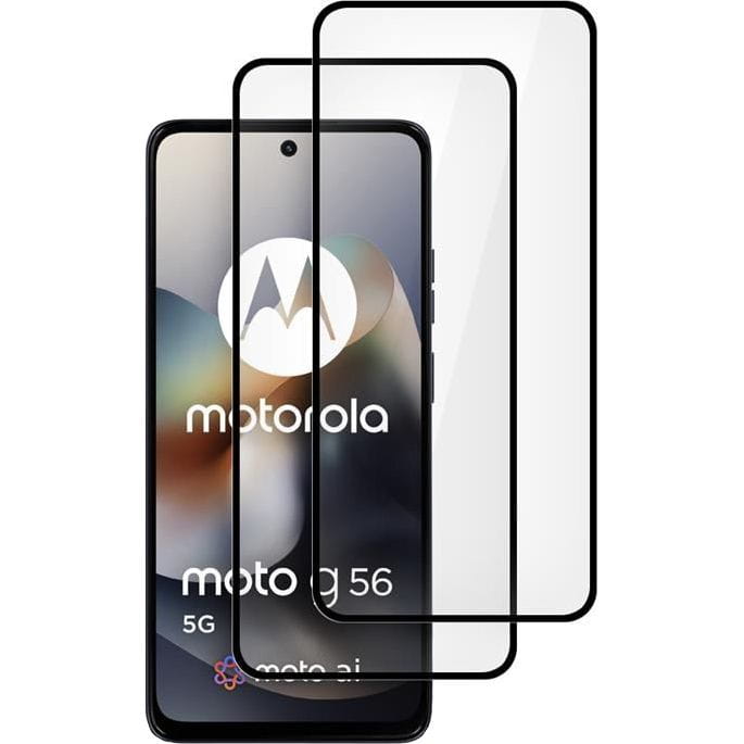Set 2x Sticla Tech-Protect Glass Fit+ pentru Motorola Moto G56, transparenta