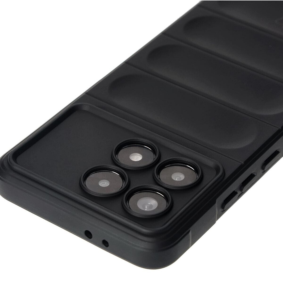 Husa Bizon Case Tur pentru Xiaomi Poco F6 Pro, Negru