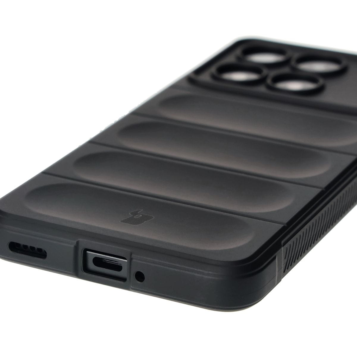 Husa Bizon Case Tur pentru Xiaomi Poco F6 Pro, Negru