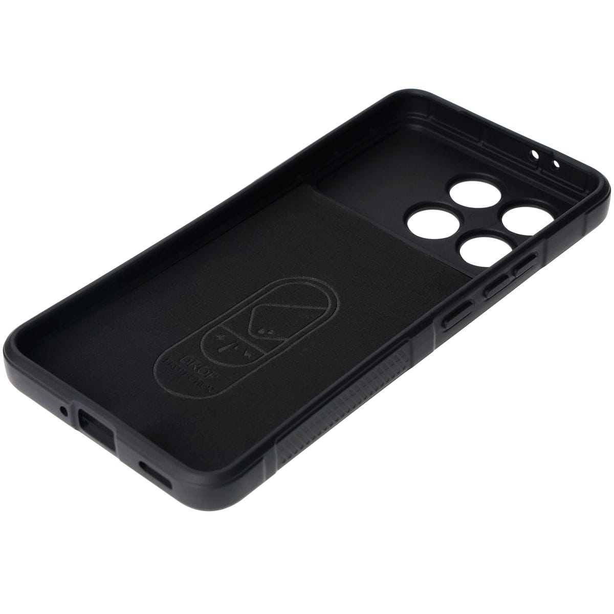 Husa Bizon Case Tur pentru Xiaomi Poco F6 Pro, Negru