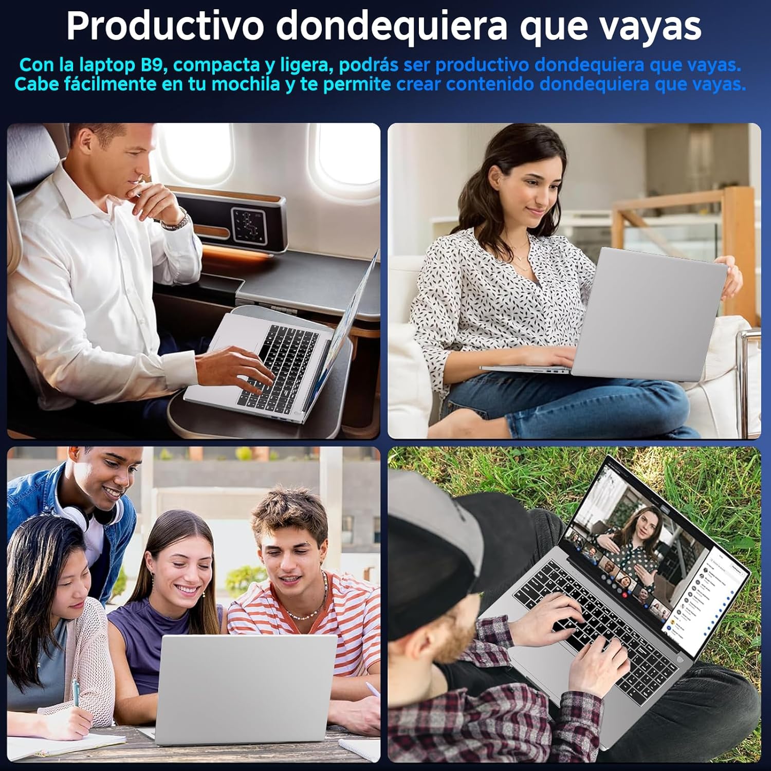 Gaming Notebook 16 GB RAM 512 GB 1 TB SSD expansiune Core i3 (pana la 3.2 GHz) Laptop Notebook 16 inch 1920 x 1200 IPS UHD 5G WiFi cu mouse si tastatura autocolante Italian-argintiu