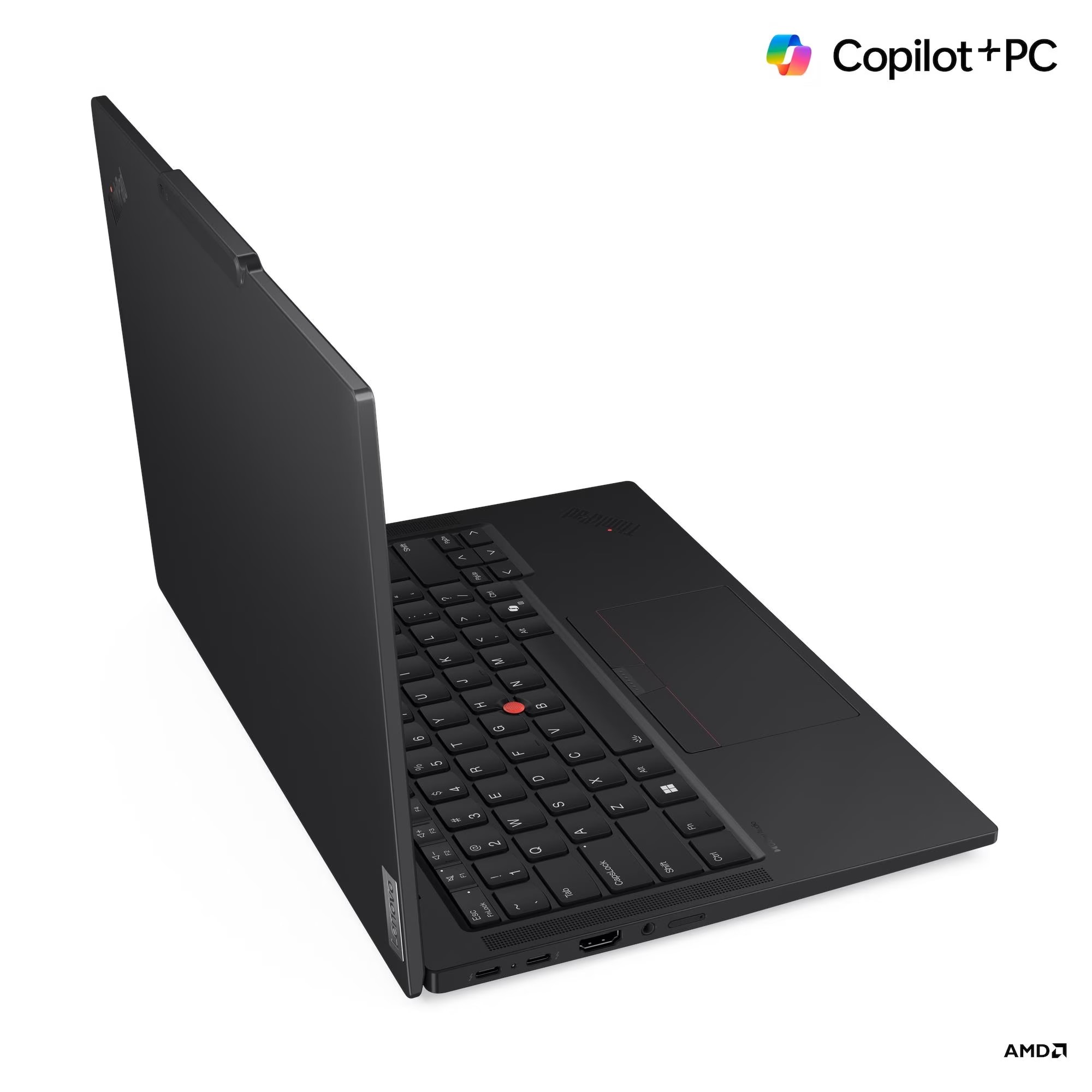 Laptop Lenovo ThinkPad T14s Gen 6 (AMD) cu procesor AMD Ryzen™ AI 7 PRO 360 pana la 5.00 GHz, 14" WUXGA IPS, Touch, 64GB RAM, 1TB SSD, AMD Radeon™ 880M Graphics, Windows® 11 Pro