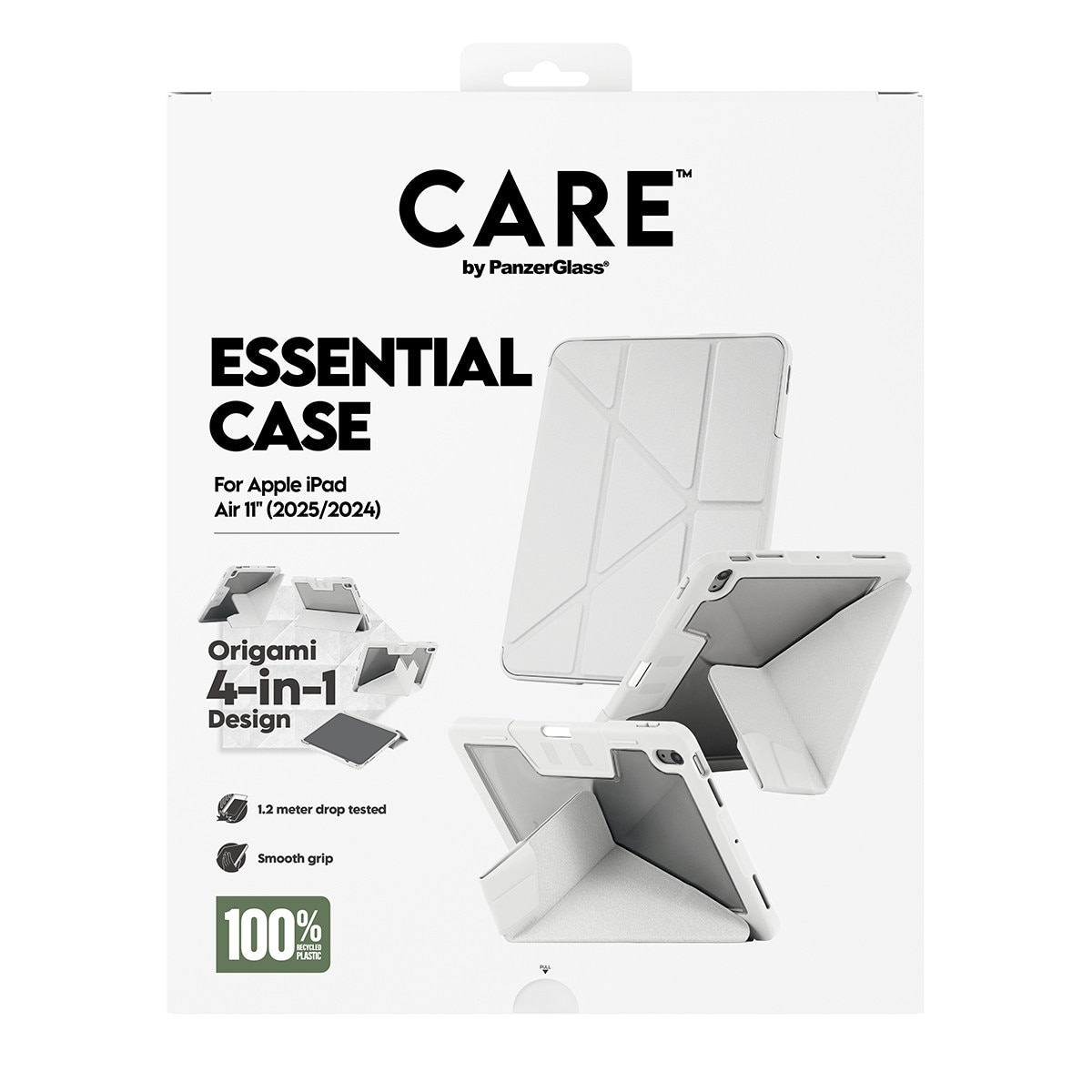 Husa CARE by PanzerGlass pentru Ipad Air 11 (2025, 2024), Y Fold, Gri deschis gri