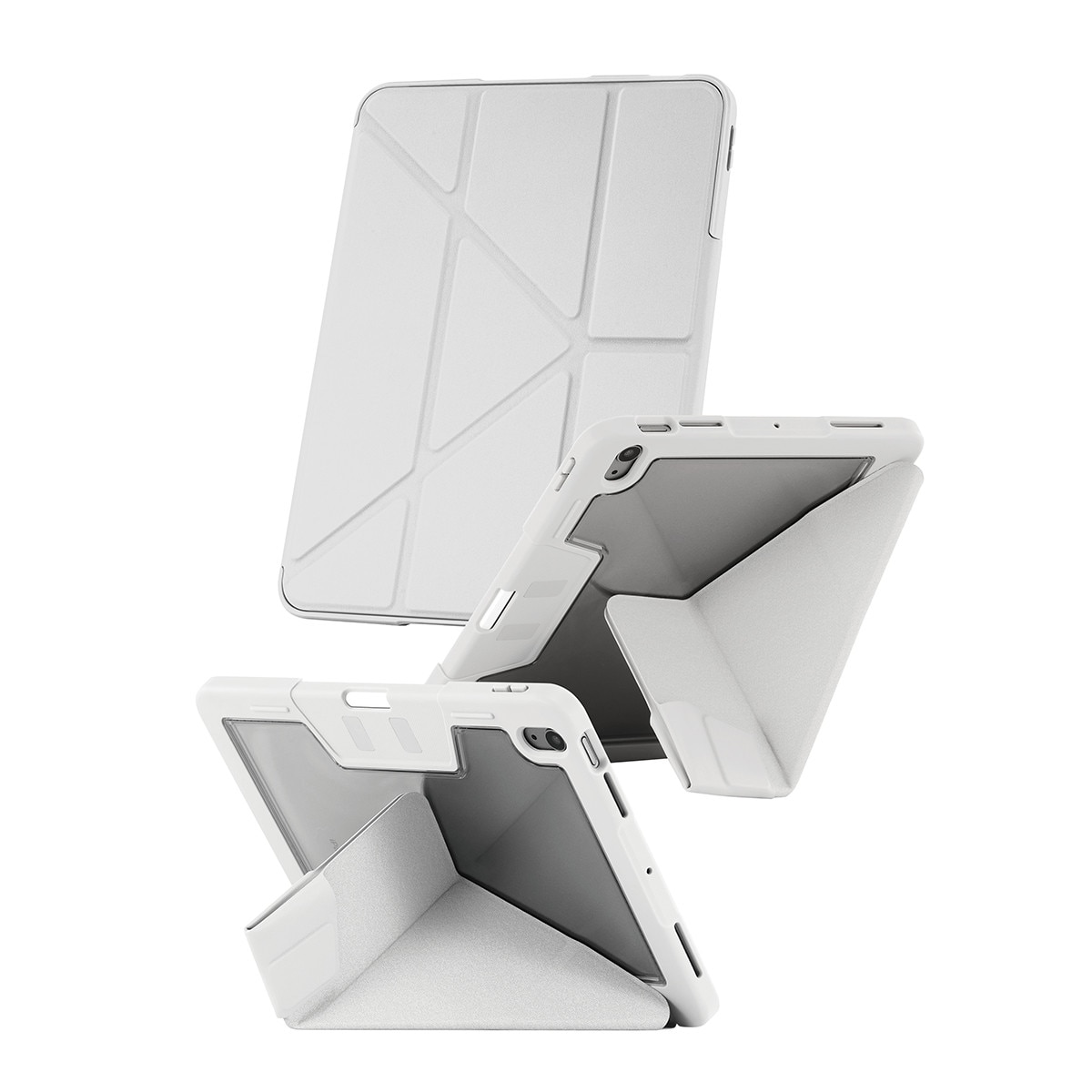 Husa CARE by PanzerGlass pentru Ipad Air 11 (2025, 2024), Y Fold, Gri deschis gri