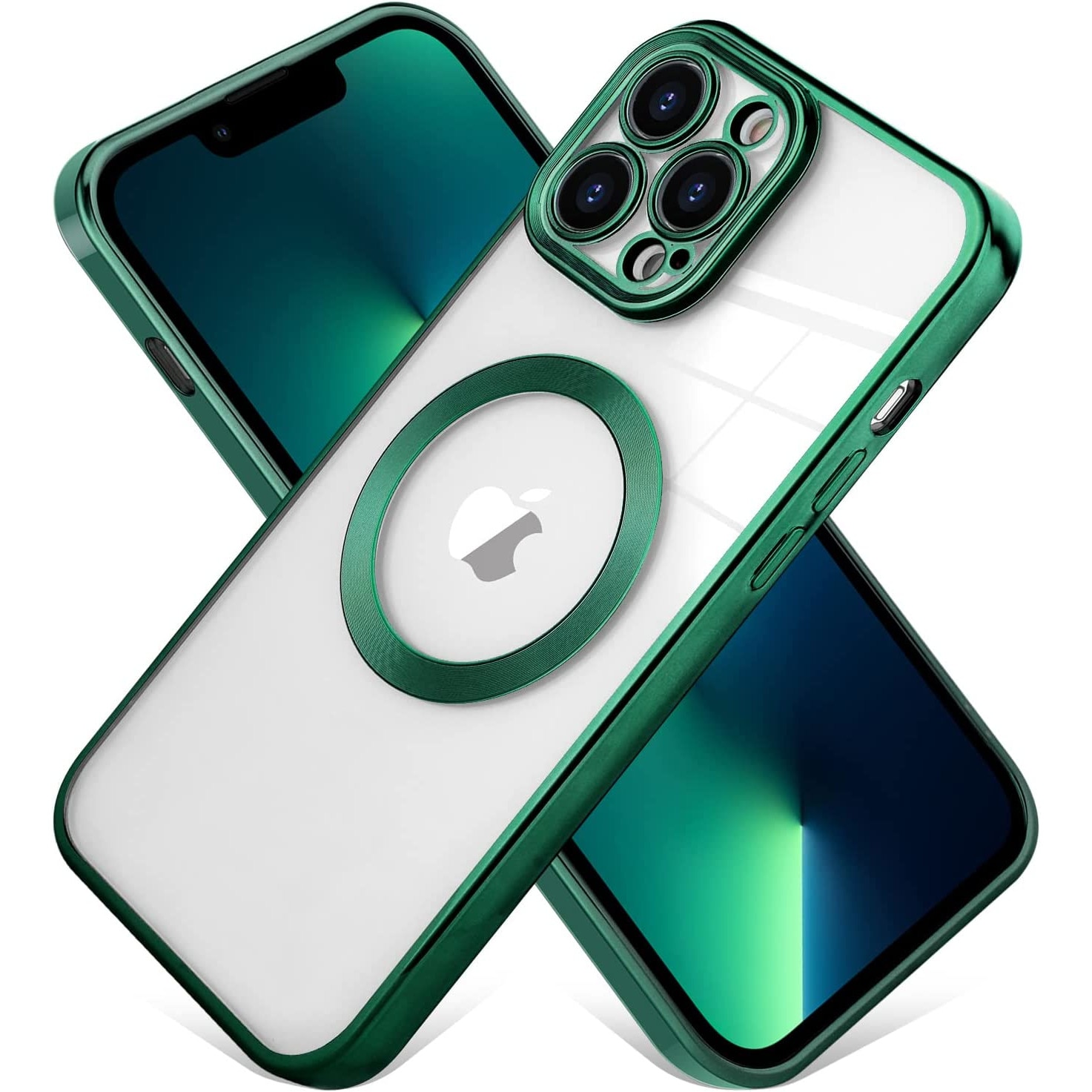 Husa MagSure Verde, compatibil cu IPhone 11 Pro Max