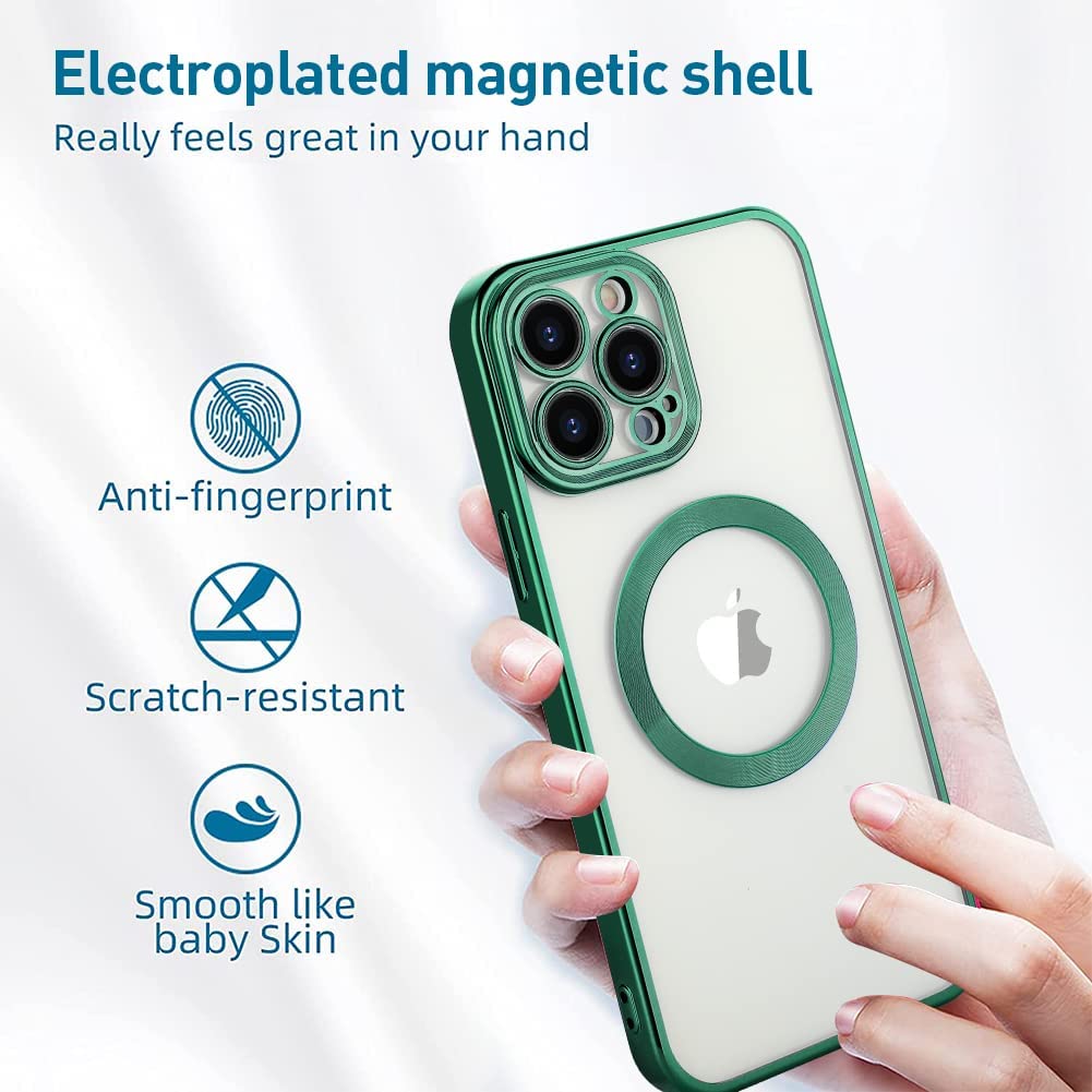 Husa MagSure Verde, compatibil cu IPhone 11 Pro Max