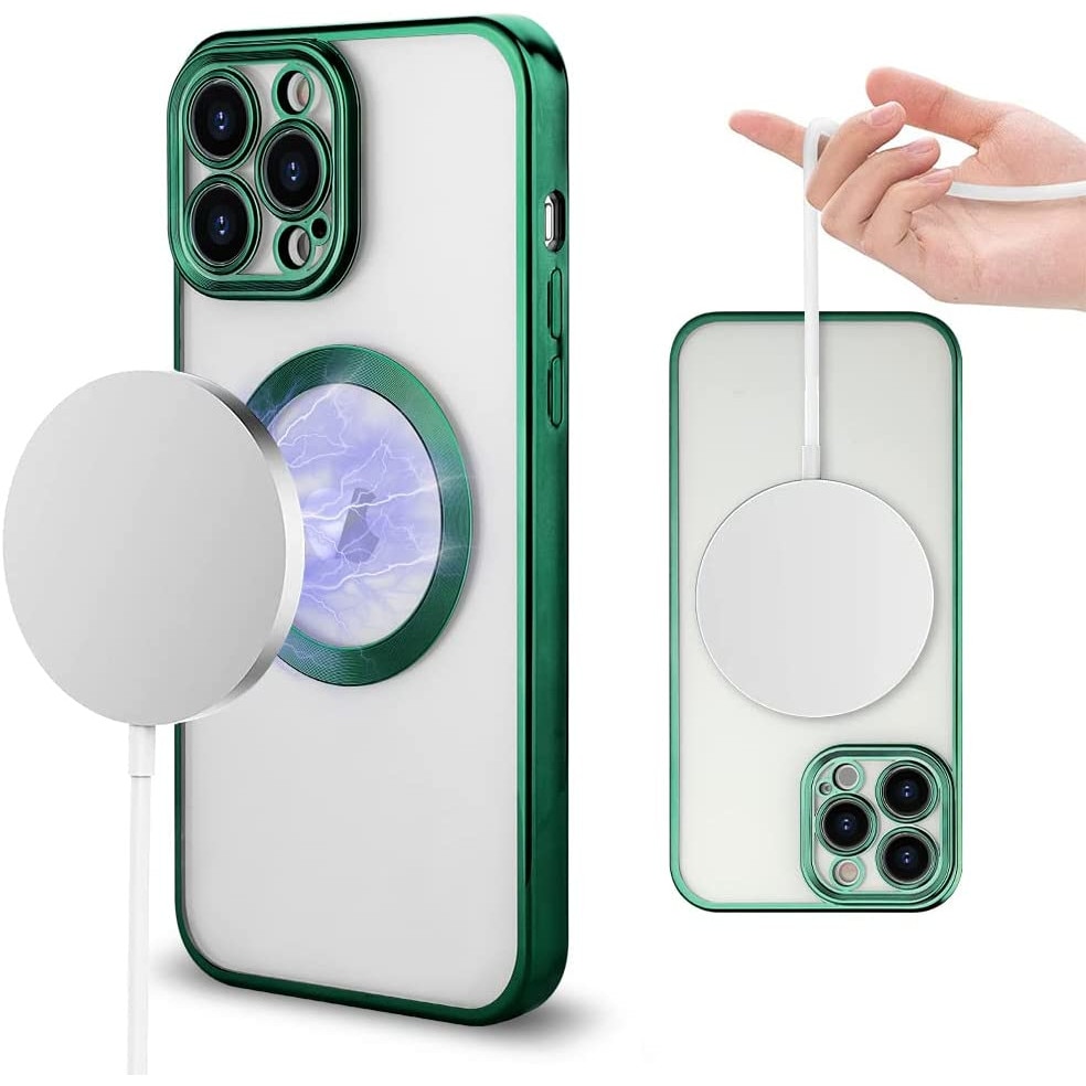 Husa MagSure Verde, compatibil cu IPhone 11 Pro Max
