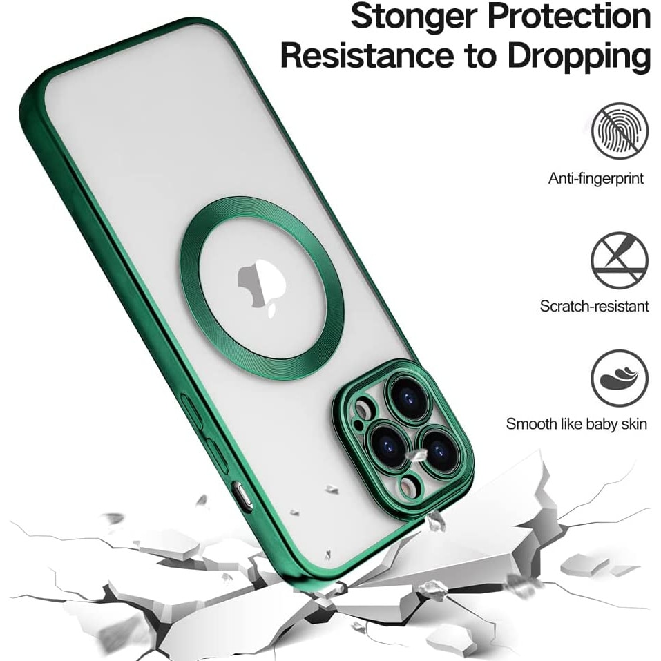Husa MagSure Verde, compatibil cu IPhone 11 Pro Max