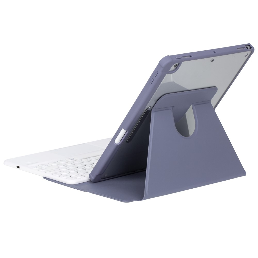 Husa cu tastatura pentru tableta iPad 11" 2025 A16/iPad 10,9" 2022, XGSM, Piele, violet